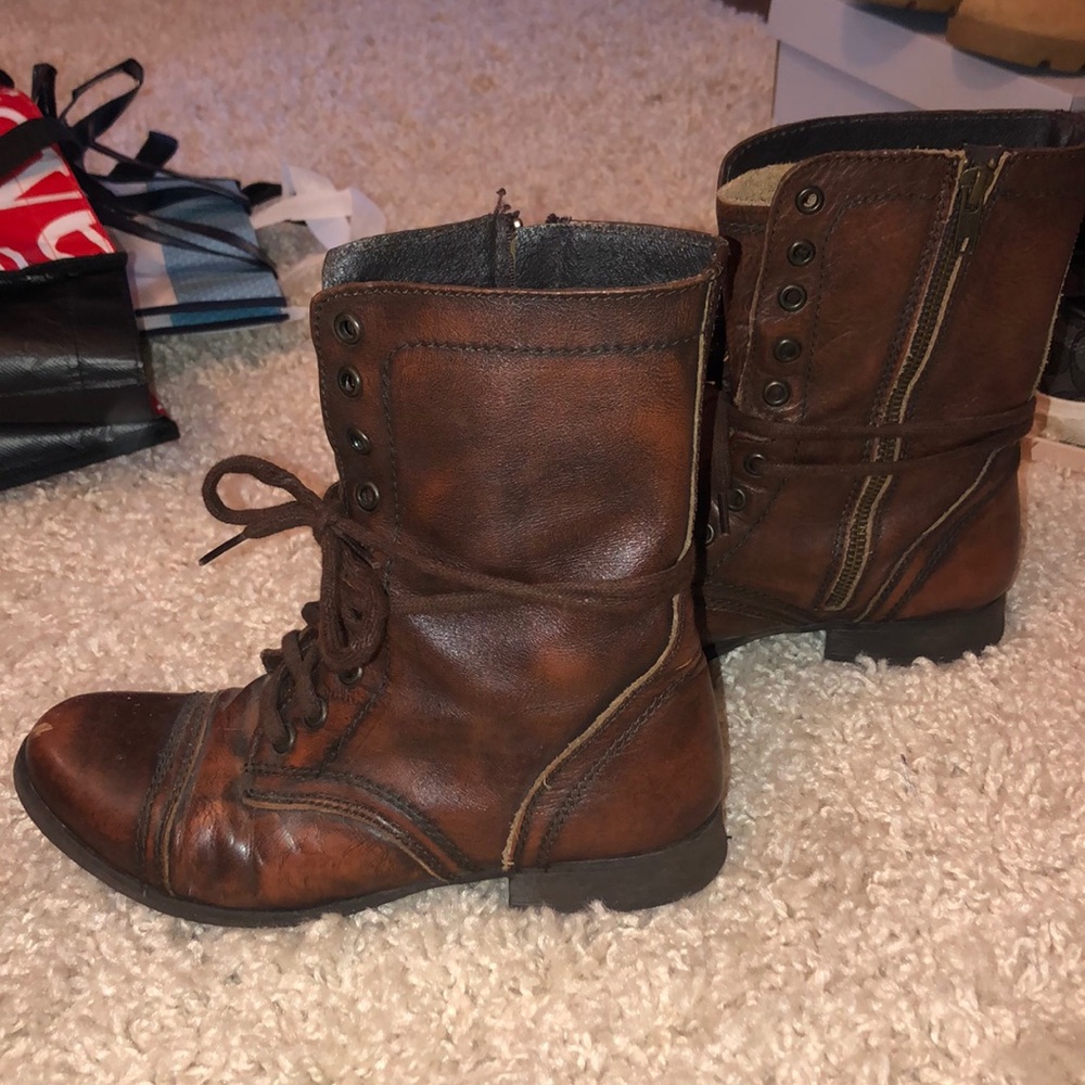 Steve Madden combat boots